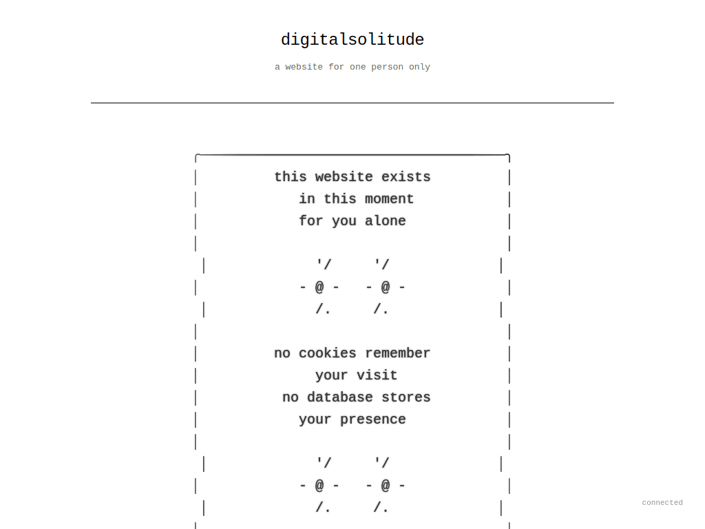 Digital Solitude