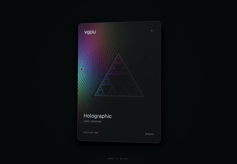 vGPU 全息卡片
