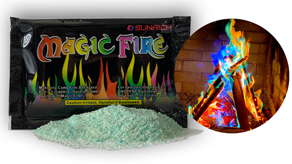 2-24 Packs Mystical Magic Fire Coloured Flames Color Change Flame Powder 