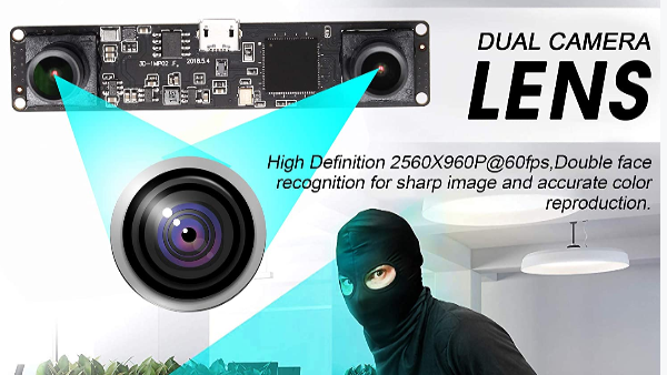 Non Distortion Dual Lens USB 3.0 Camera Module Synchronization 1.3Megapxel HD 960P OTG UVC 3D VR Stereo Webcam 