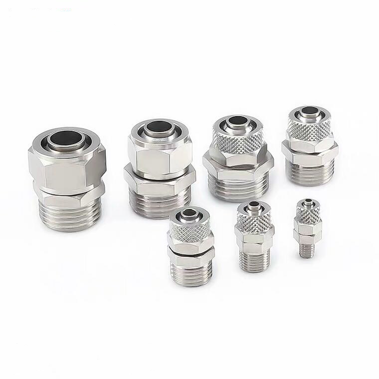 성과를위한 하이테크 놋쇠 공압 피팅 플라스틱