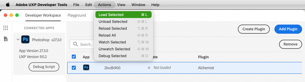 Alchemist 插件载入