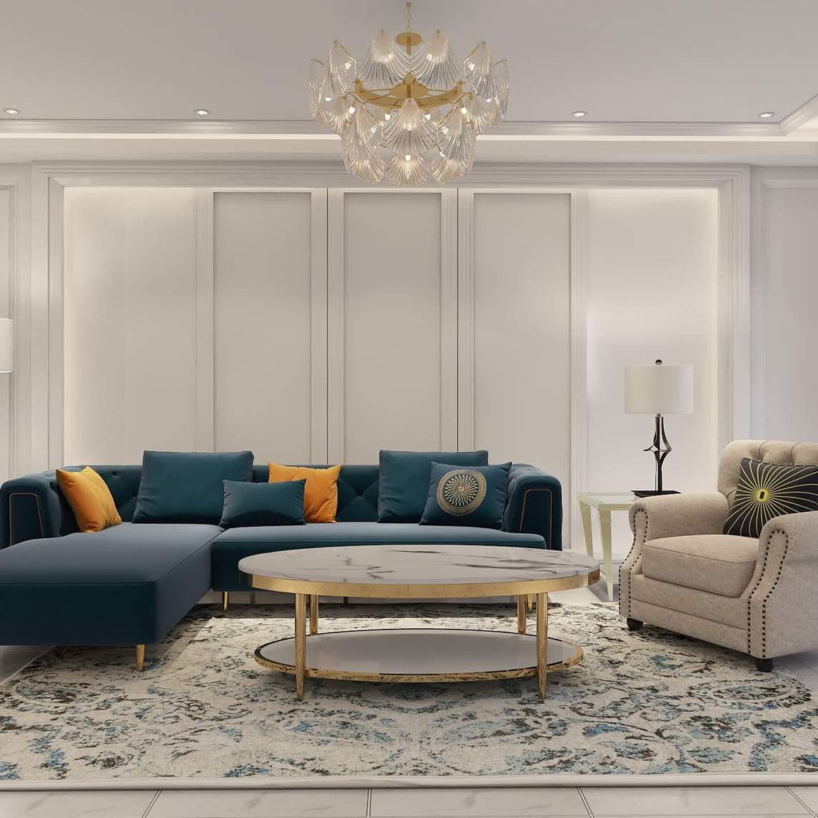 轻奢美式客厅撩起优雅贵族风