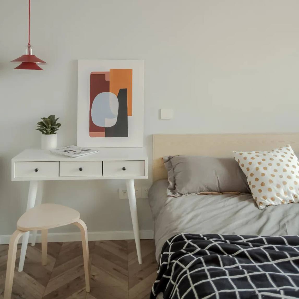 北欧风卧室,给你心灵的悸动