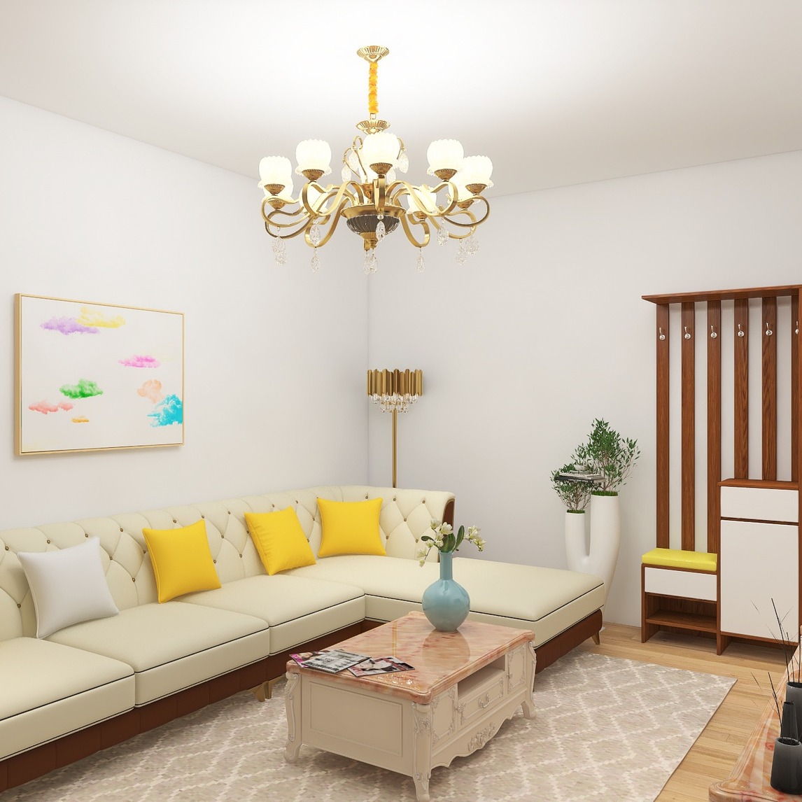 温馨小家-欧式 - 灯饰_小达人设计效果图 - 每平每屋·设计家