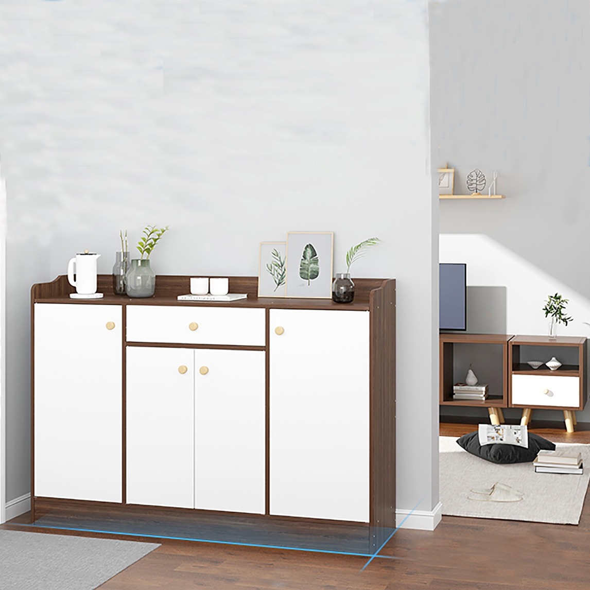 客厅玄关柜入户简易鞋柜 - 品味生活从家具开始设计效果图 - 每平每屋