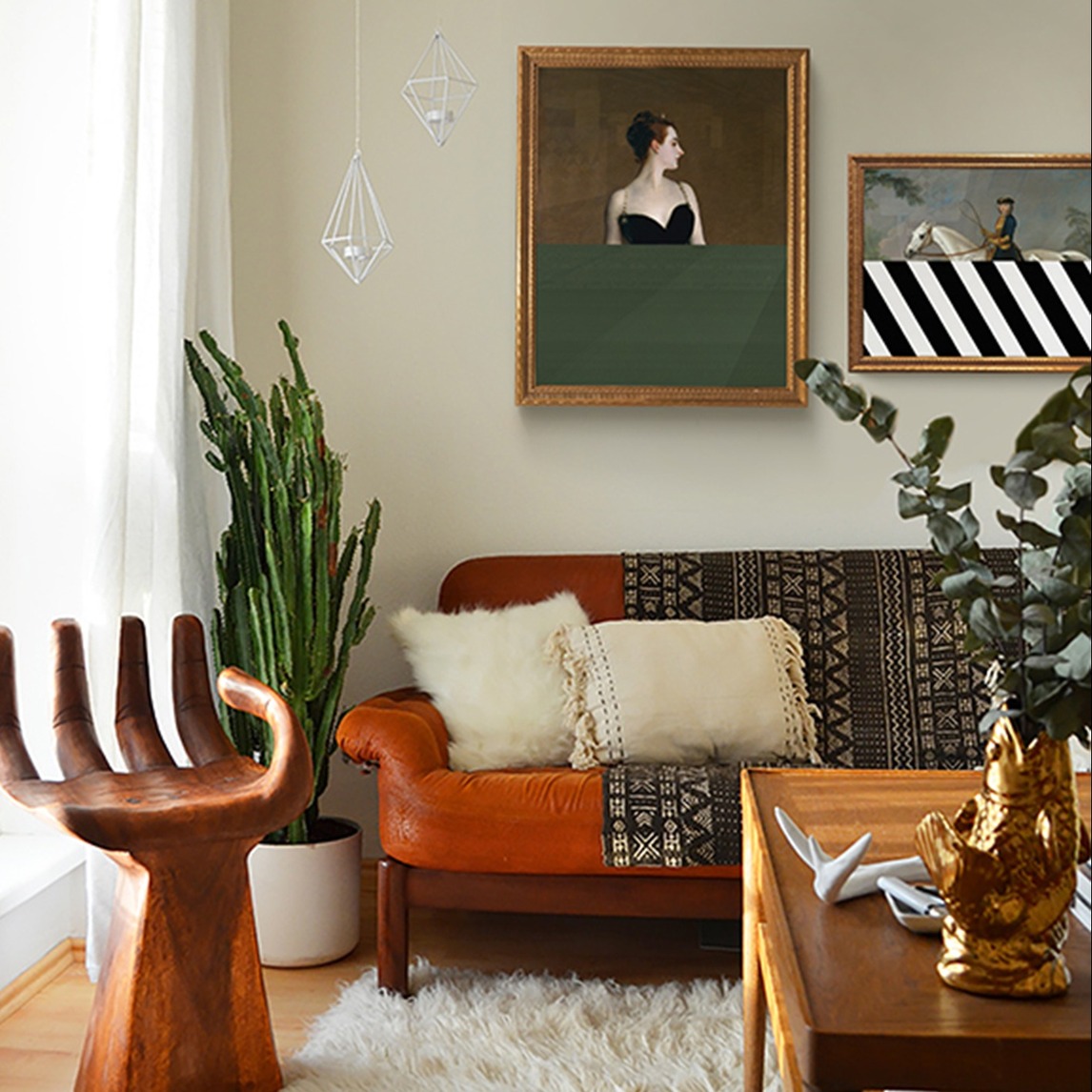 复古小众客厅,文艺复兴的浪漫