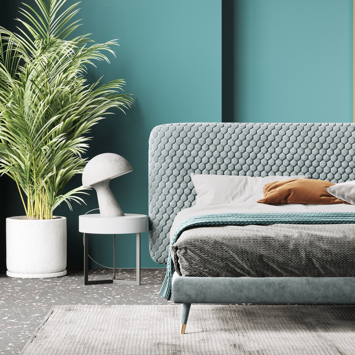 现代简约素雅卧室风格