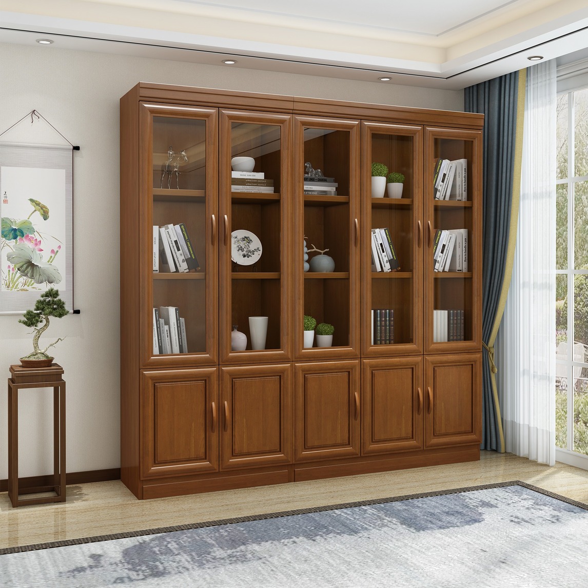 中式书柜--蕴藏着中华文学的韵味