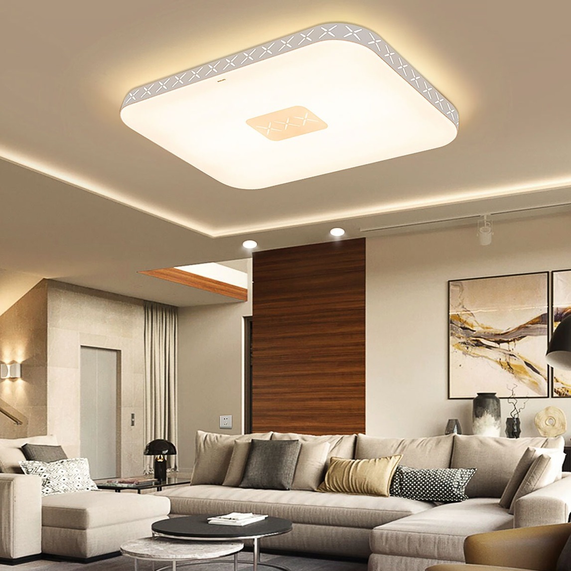 客厅灯测试 - 飞利浦家居照明设计效果图 - 每平每屋·设计家