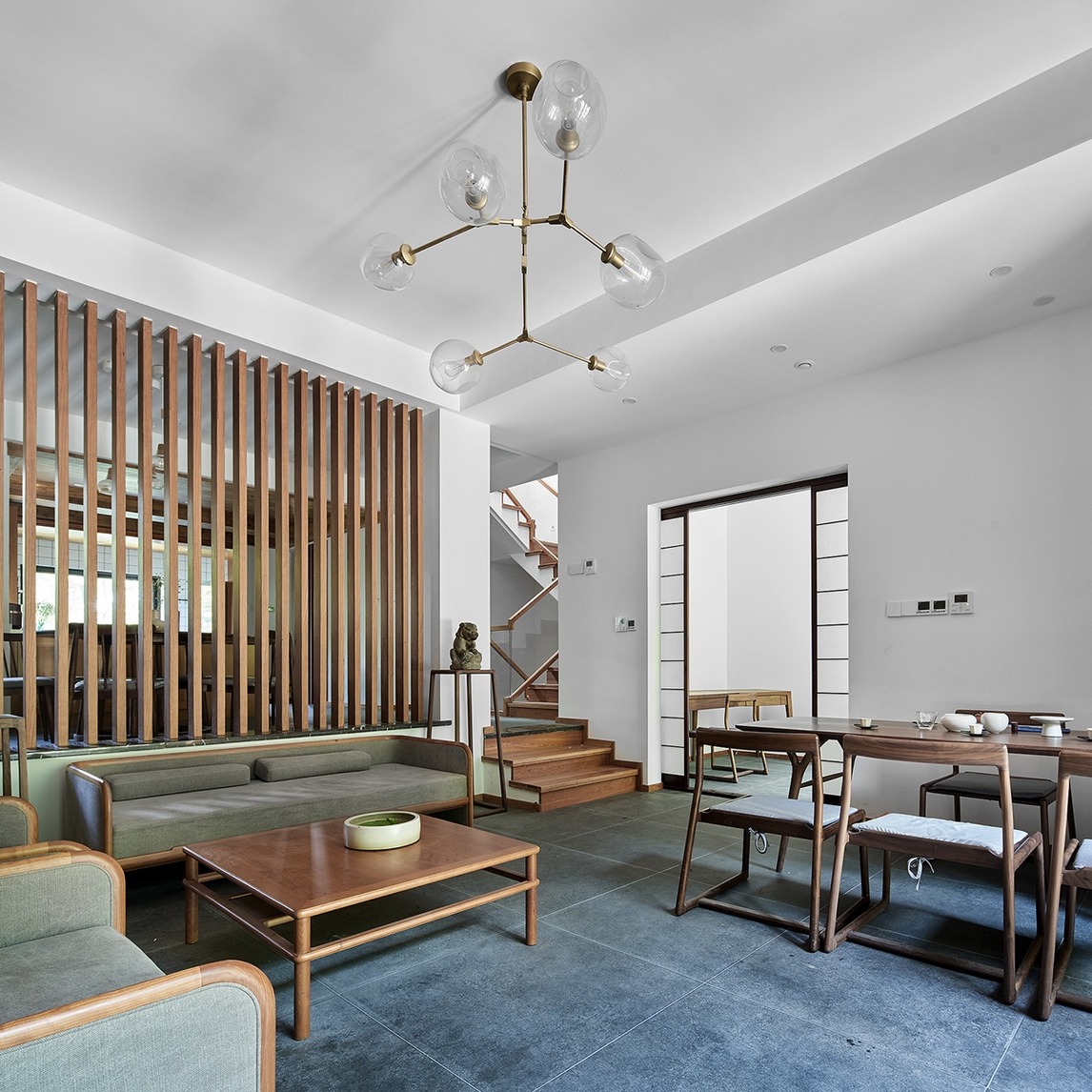 民宿风一间大茶室300㎡清雅