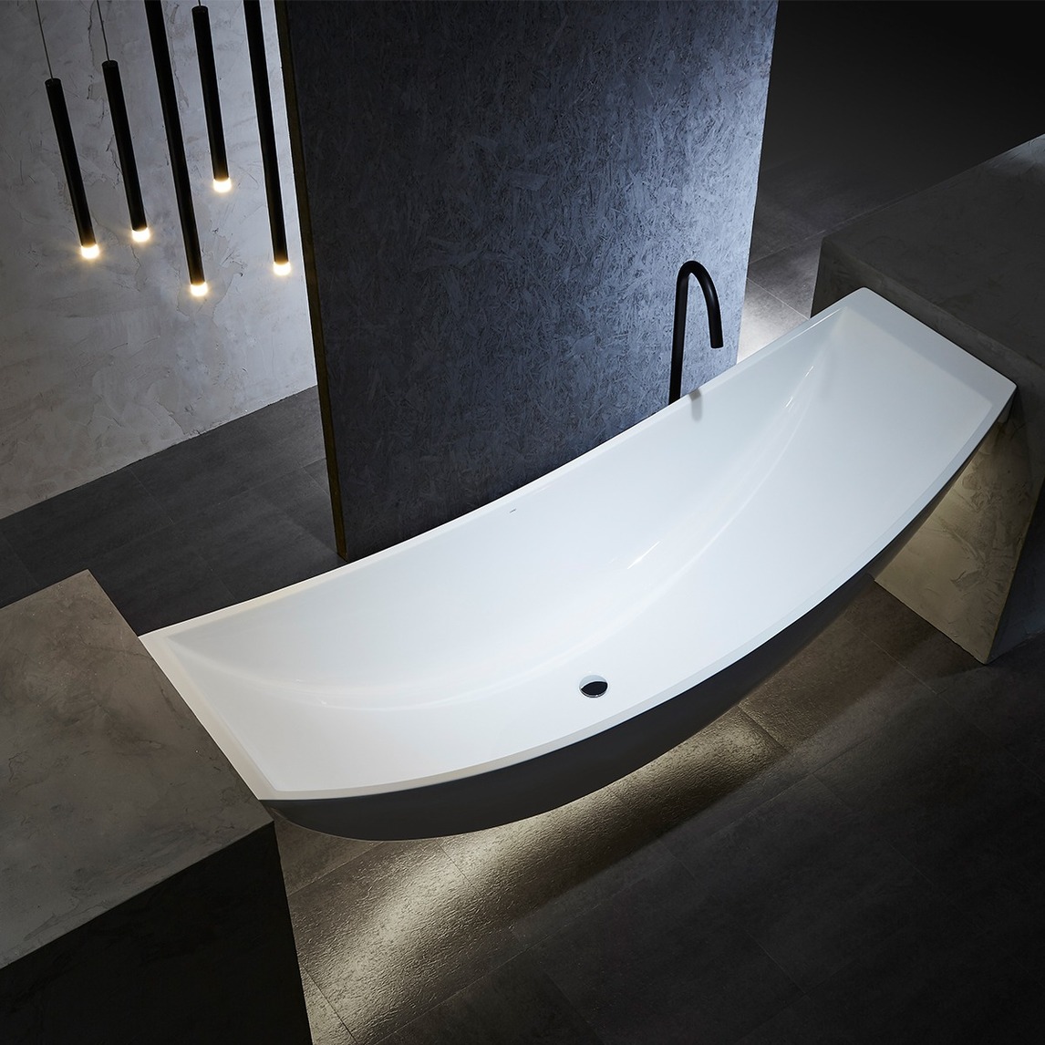 非传统样式 创意吊床式悬浮浴缸