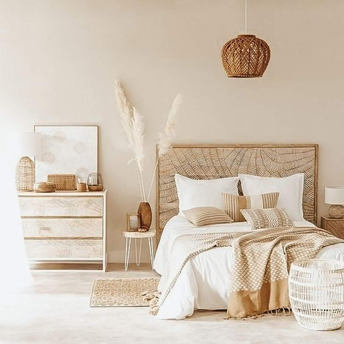 慵懒惬意的日系卧室轻松惬意