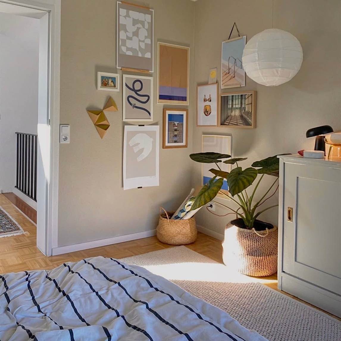 打造最in卧室一角,当然就是北欧风汇雅家居 设计师说: 房间的各个角落