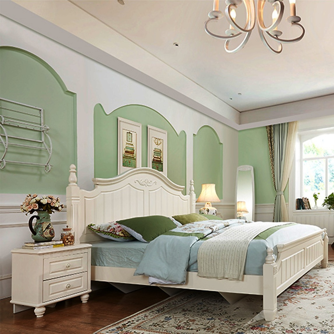 浪漫韩式田园风卧室