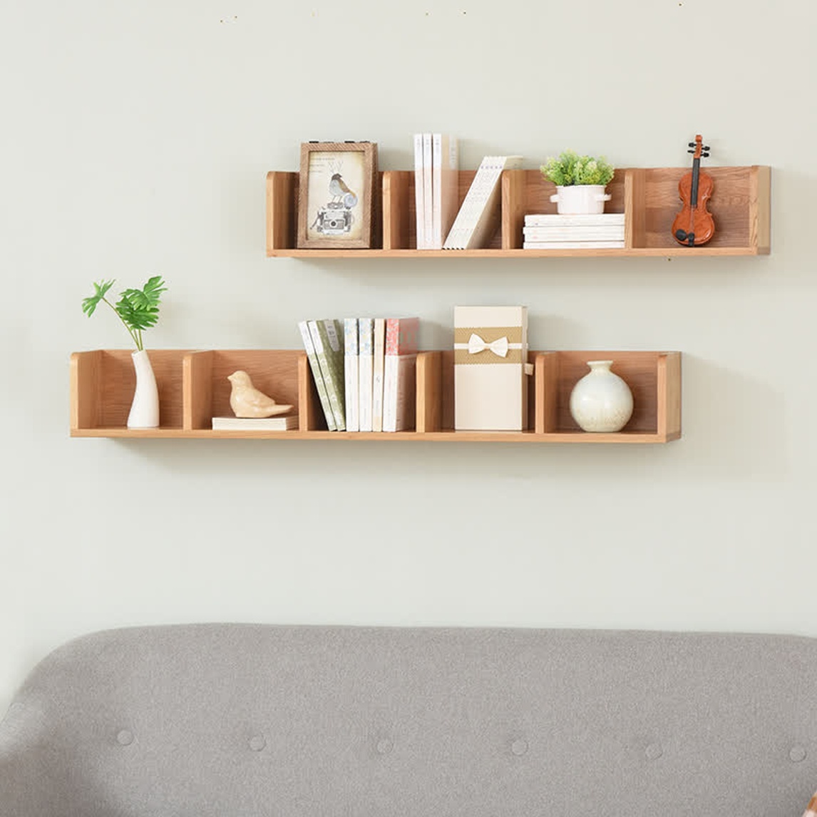 墙上置物架可以给自己节省很多的空间 - 小鸟依人设计效果图 - 每平每