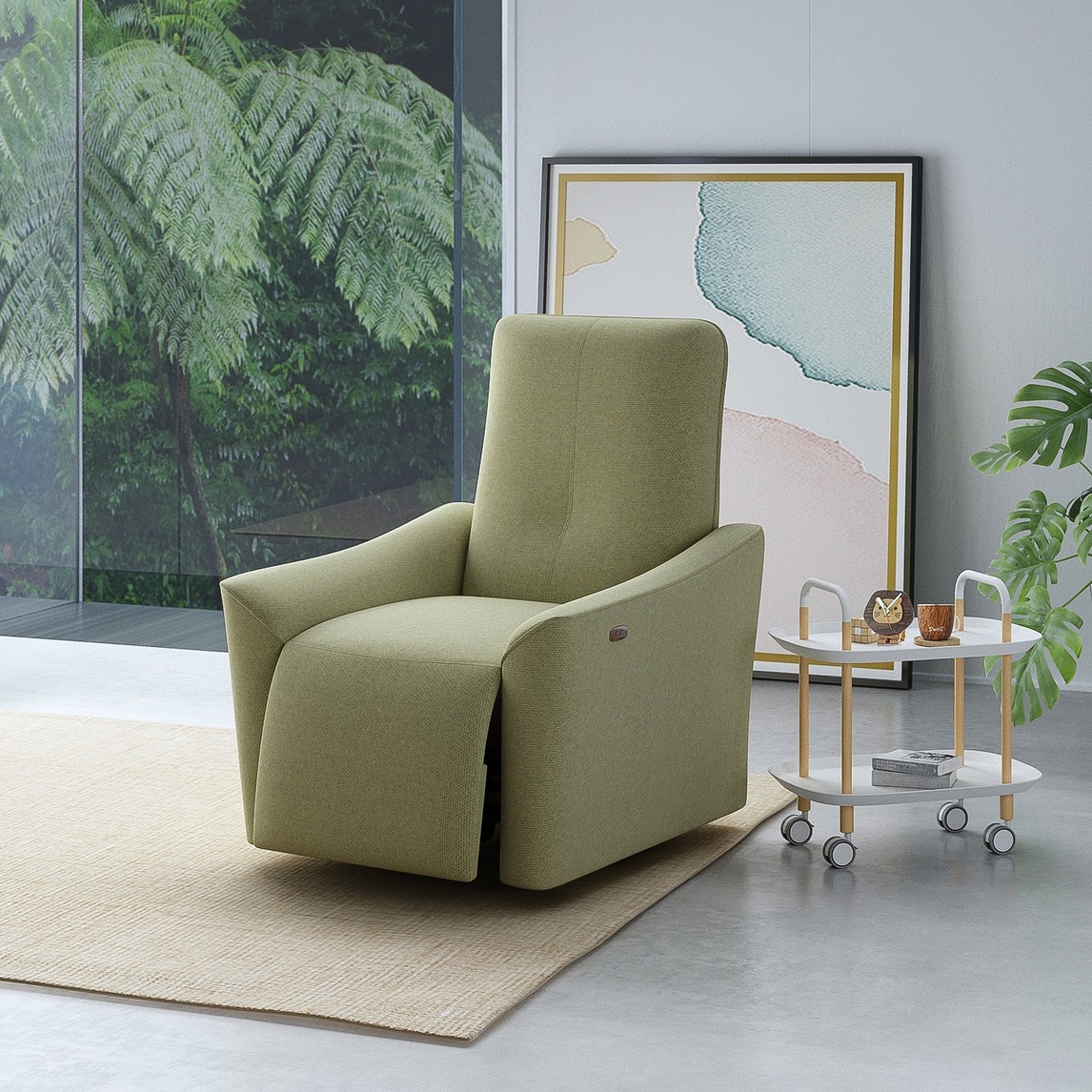 阳台客厅北欧风沙发单人椅卧室休闲椅