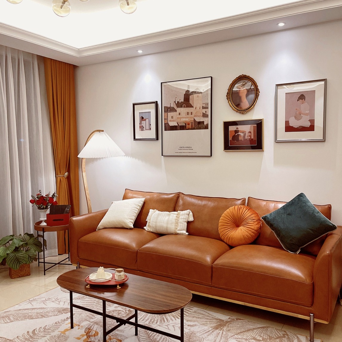 我的复古客厅,浪漫美式风