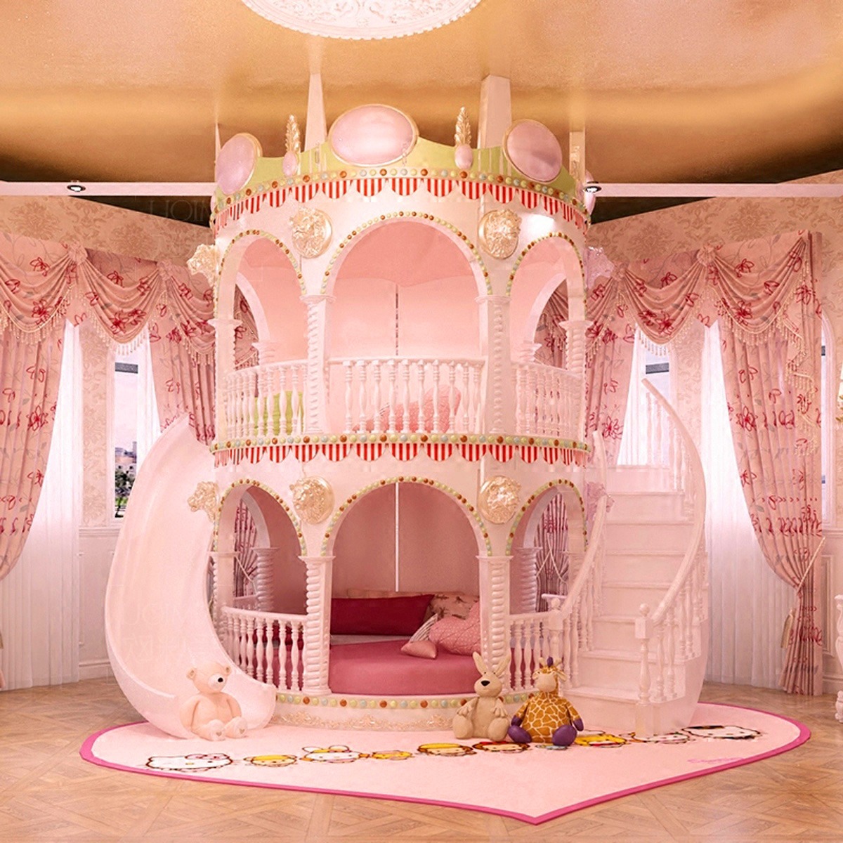 粉色公主风——浪漫卧室