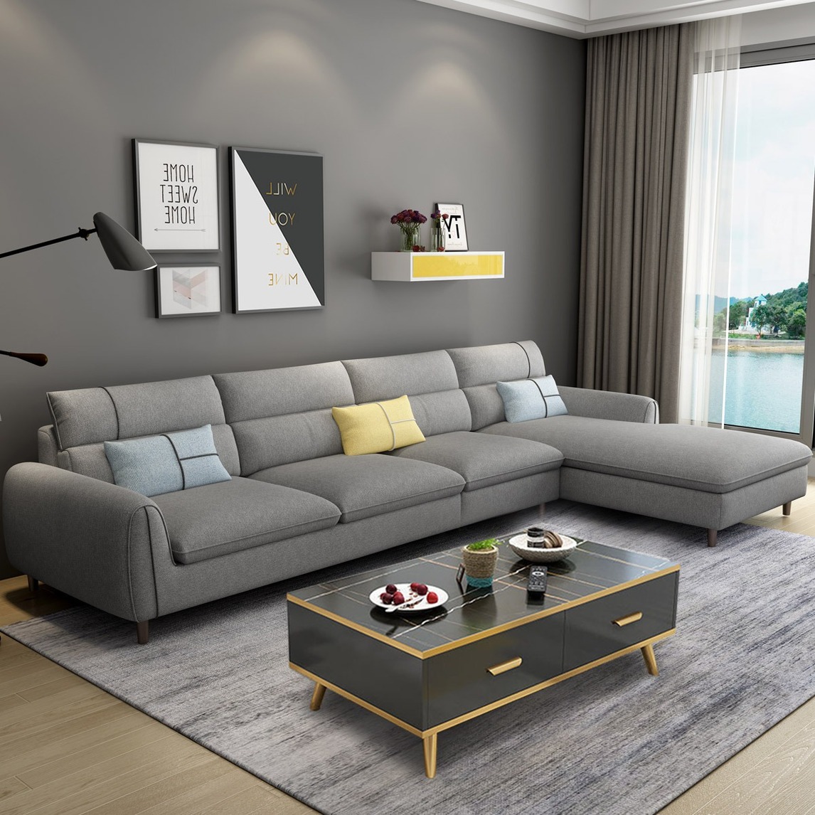 北欧现代简约沙发茶几电视柜组合 - 佛山市凯登家具设计效果图 - 每平