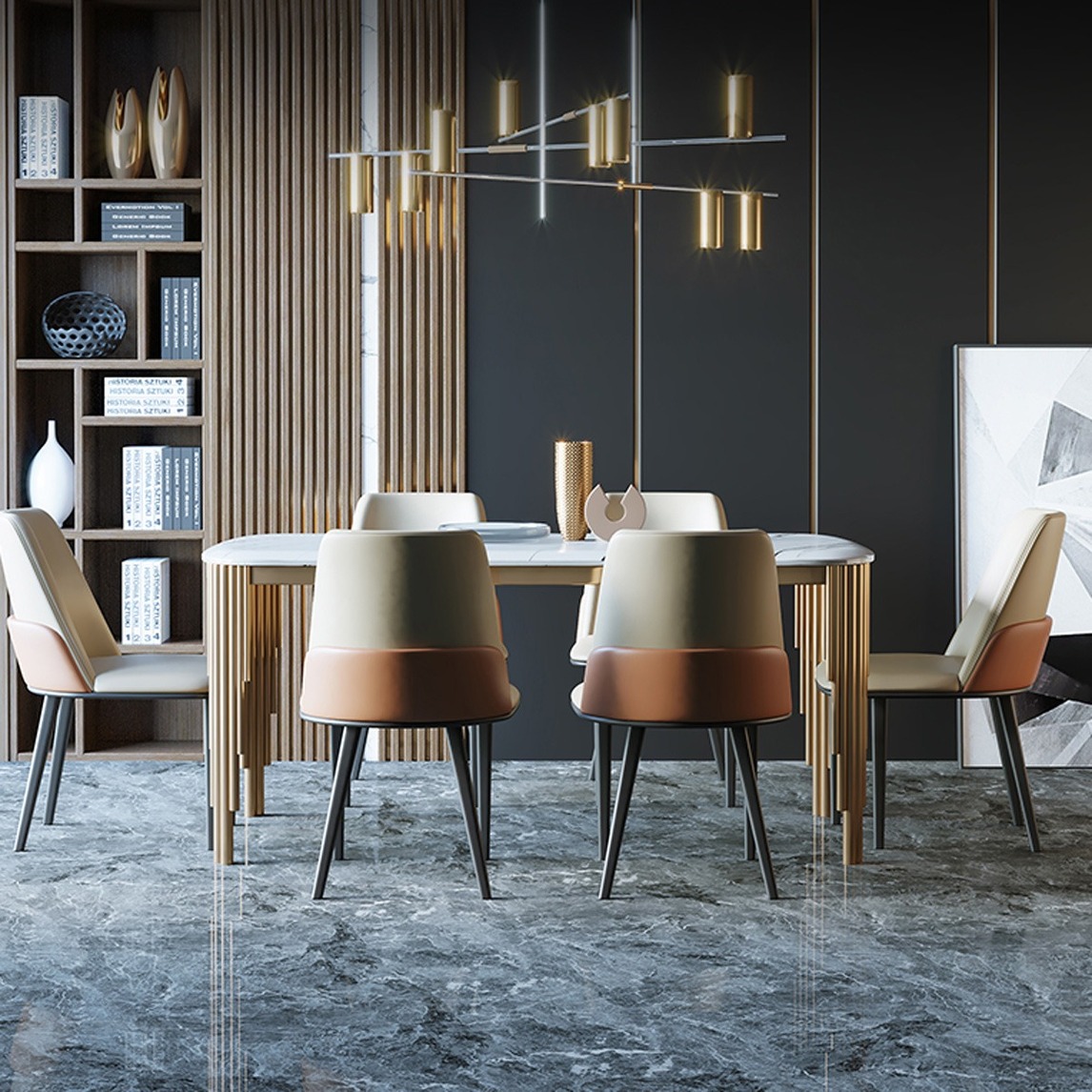 大气轻奢餐厅更有品质的用餐体验