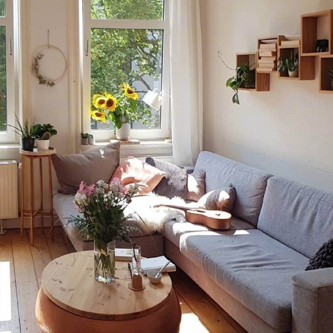 北欧风客厅轻松惬意的空间