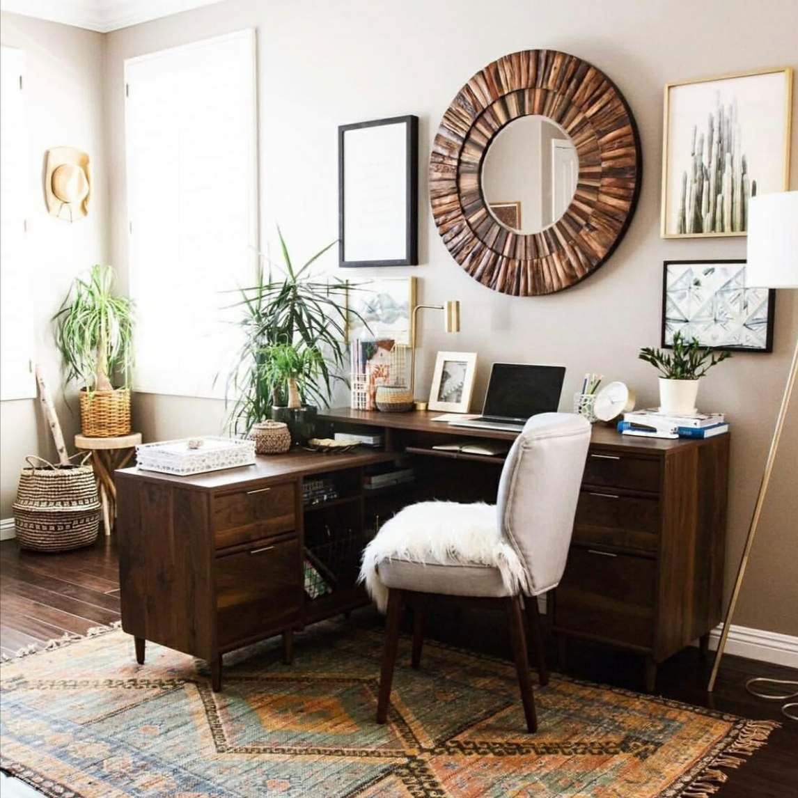 欧式风书房复古中透漏着清新