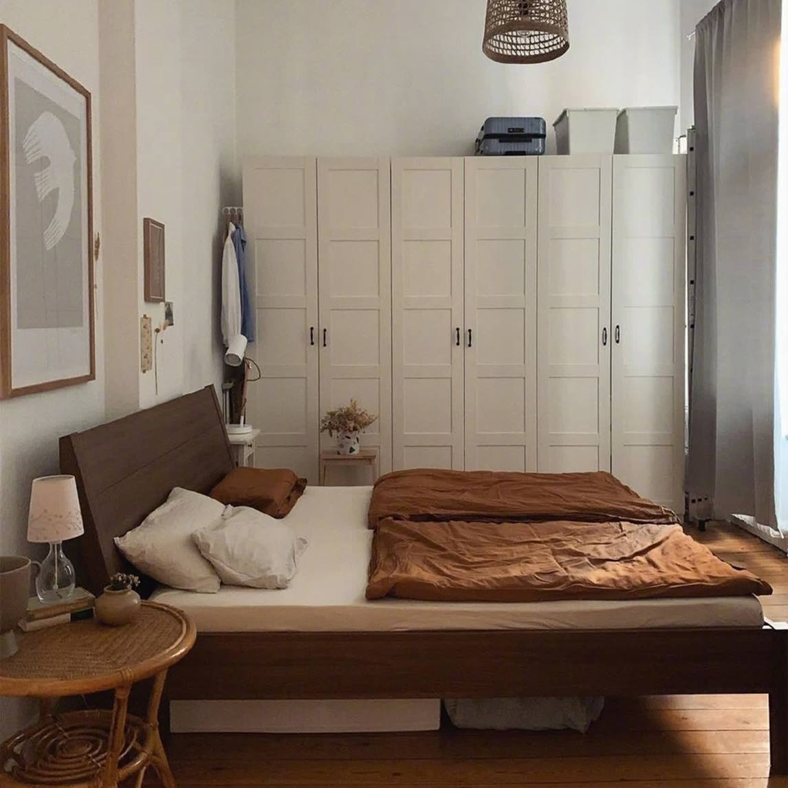 北欧风卧室,清新简约的舒适感 - 圆梦居家设计设计效果图 - 每平每屋