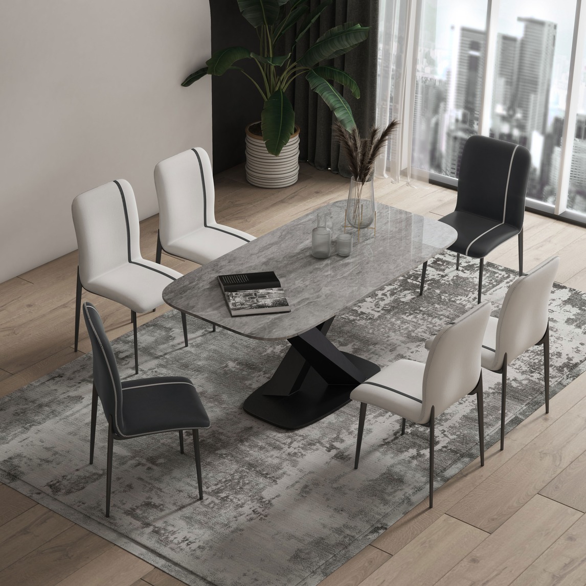 线条干净利落简简单单的好桌子