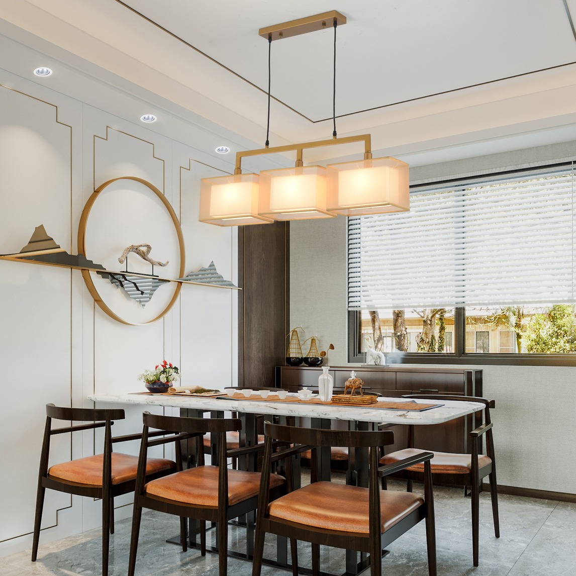 新中式风格餐厅装修高端又大气