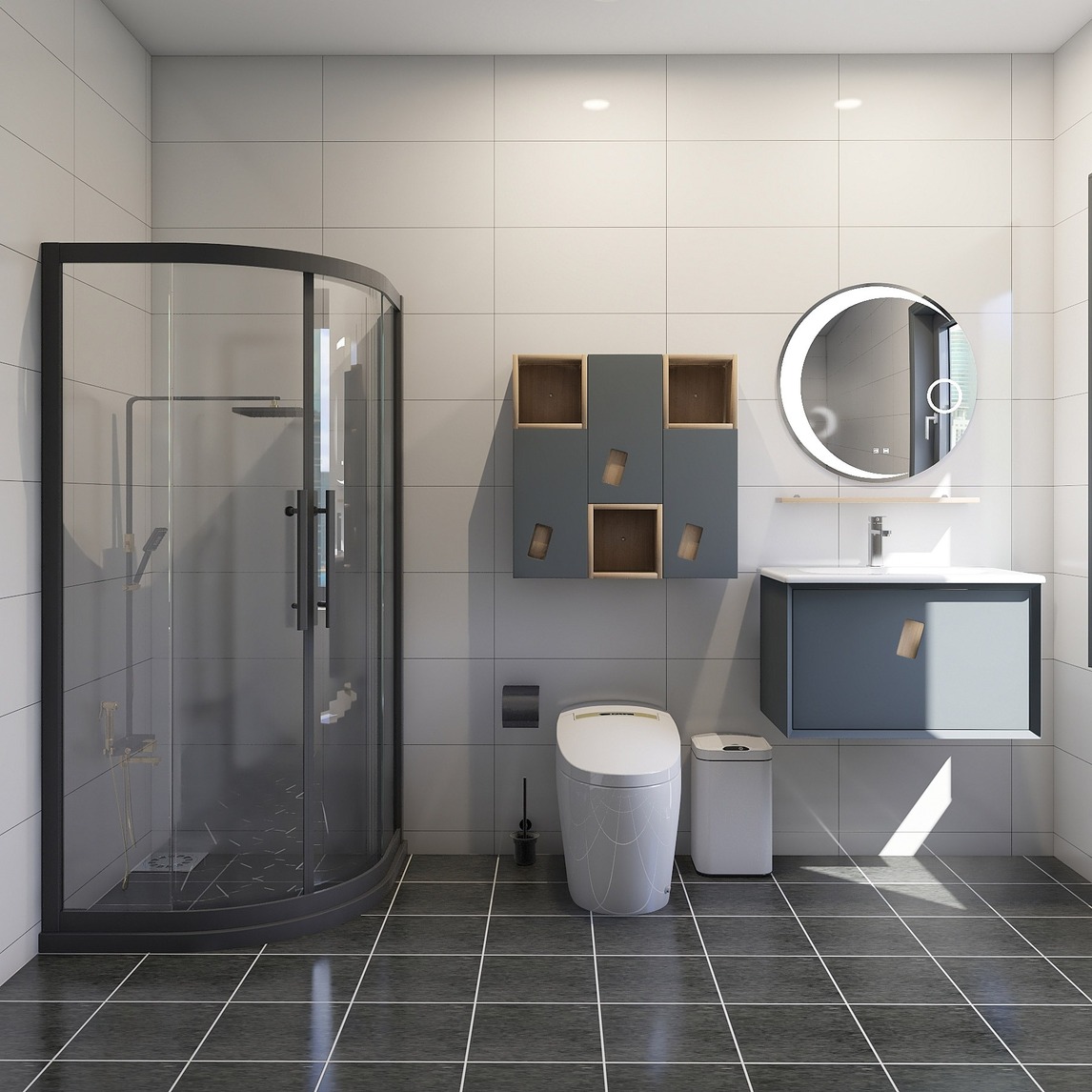 现代时尚卫浴间,给你全方位的呵护