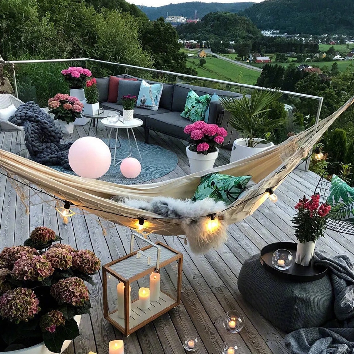 户外露台这样搭,很美