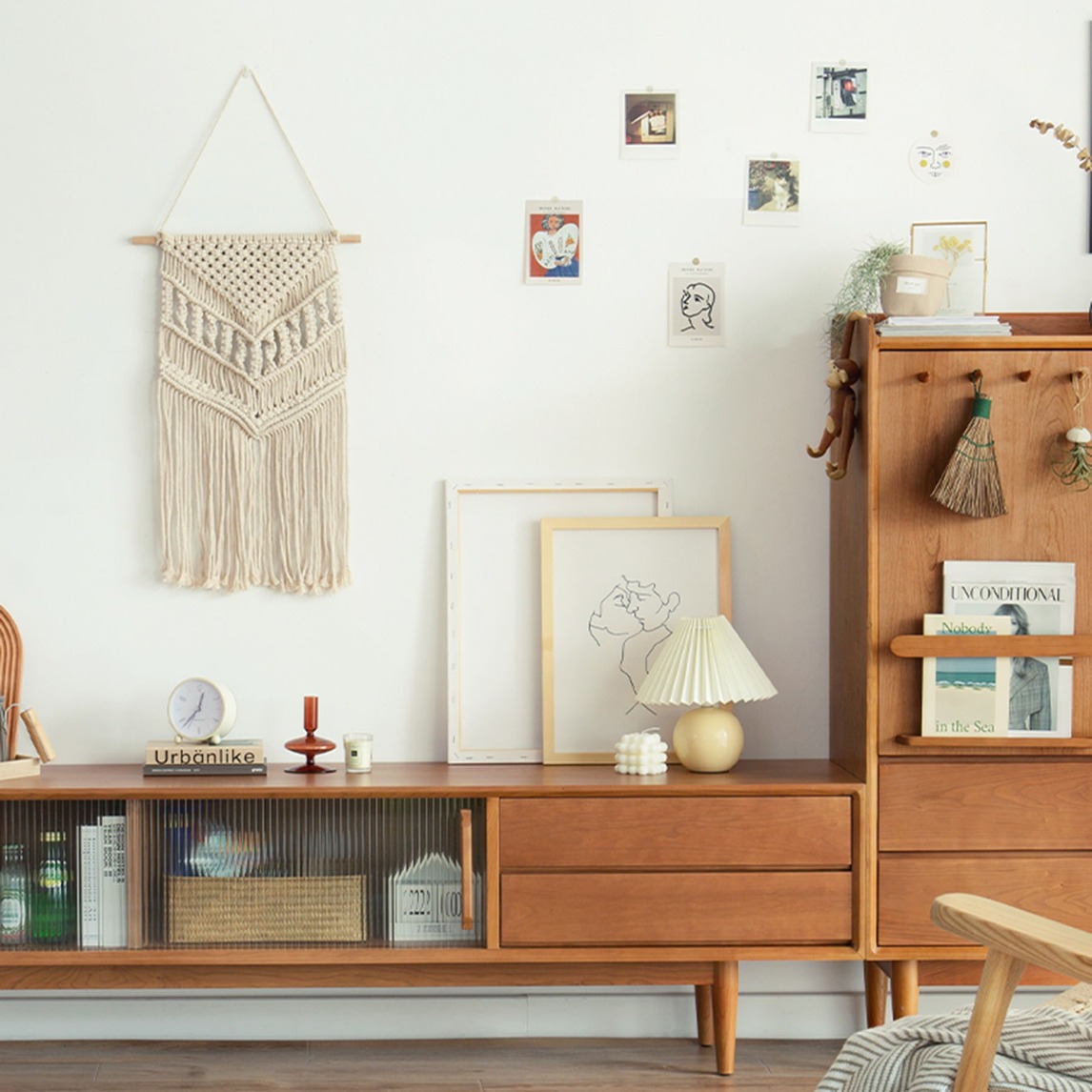 日式温馨客厅,收纳可是少不了