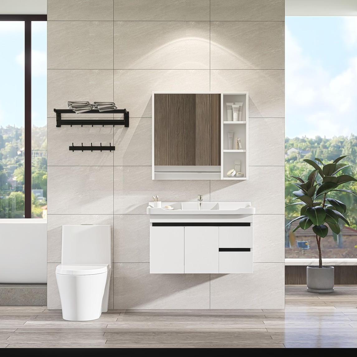 超值现代轻奢风卫浴组合套装