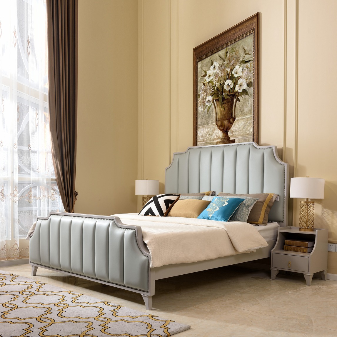 大气美式床 - 百木之家设计效果图 - 每平每屋·设计家