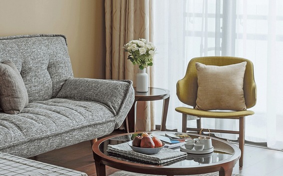 清新活泼的客厅一角,给你不一样的温馨感