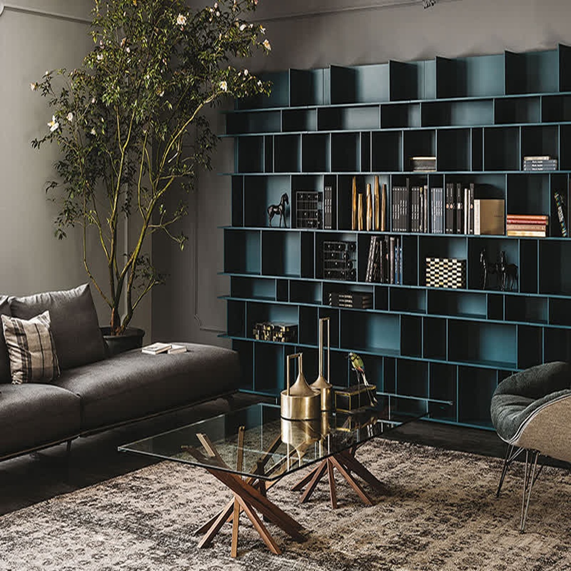 暗调北欧风客厅具有浓郁的艺术气息 - 嫩芽设计设计效果图 - 躺平设计