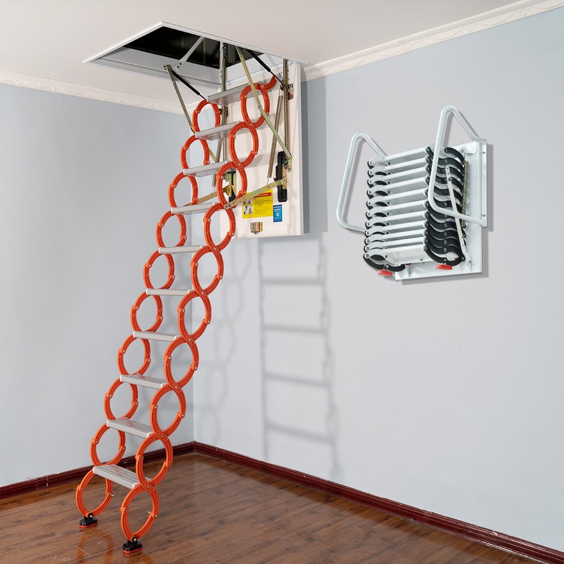 壁挂室外伸缩梯