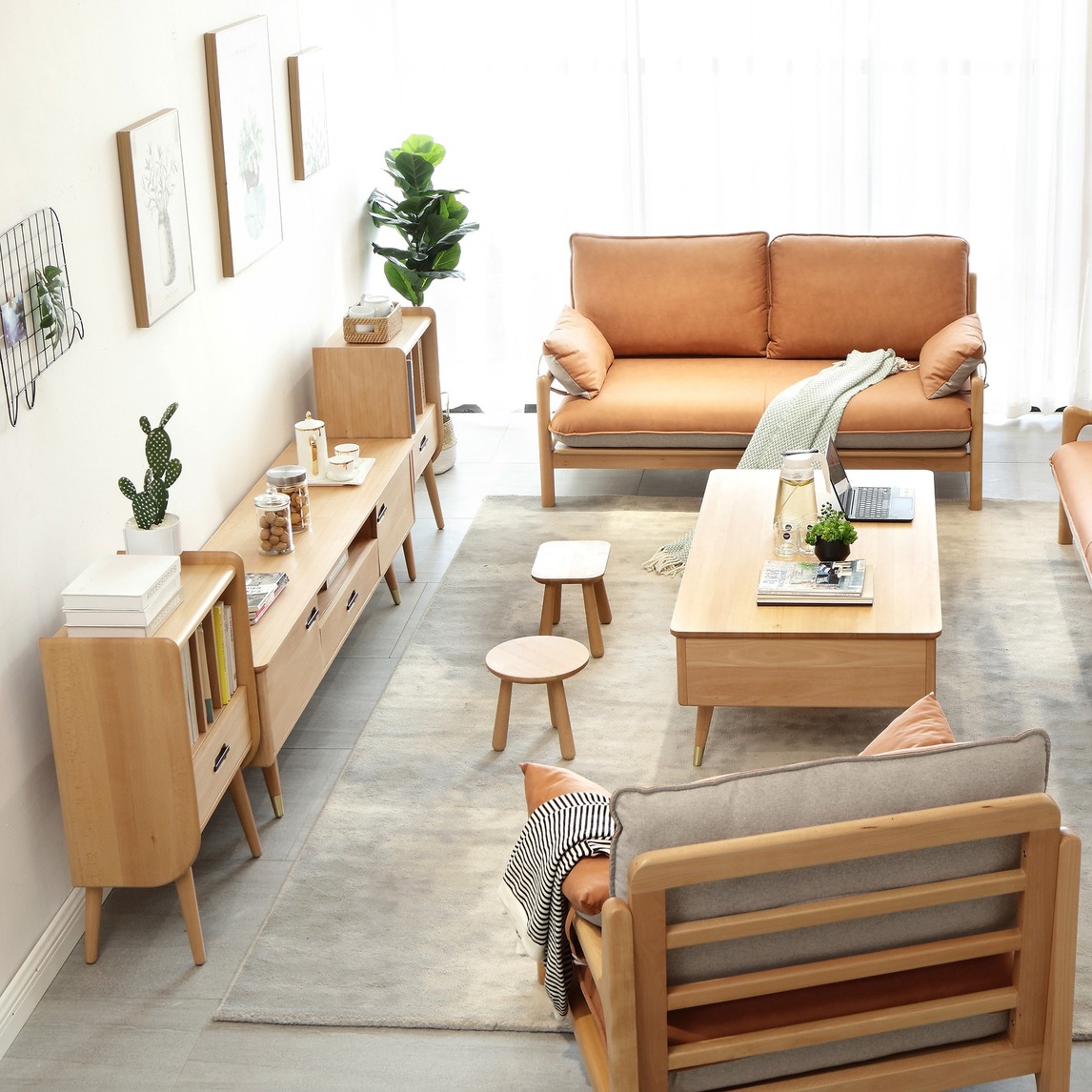 北欧客厅家具套装推荐