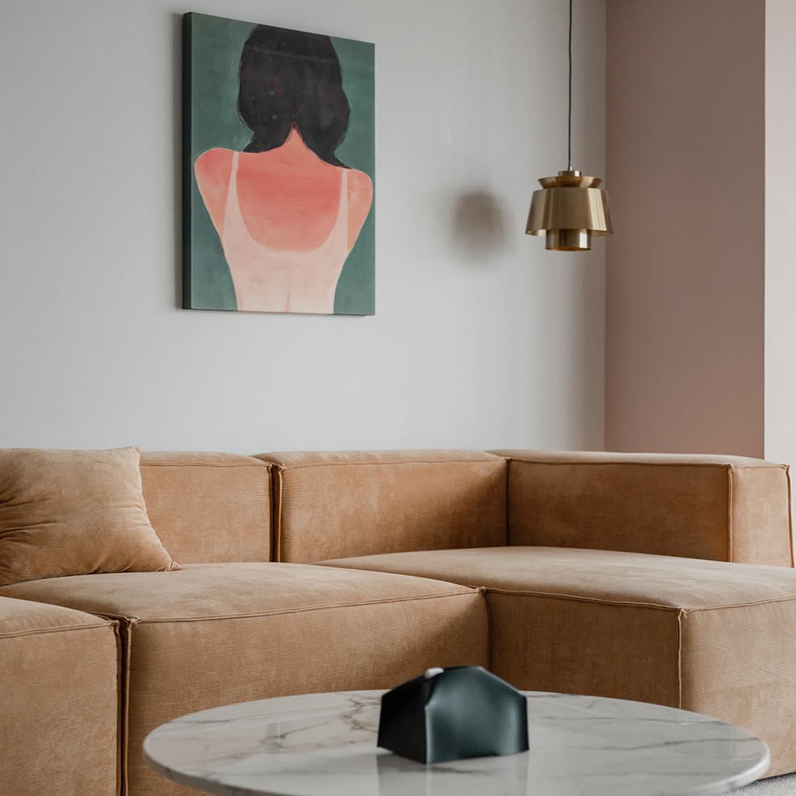 高级轻奢风,让客厅更别致