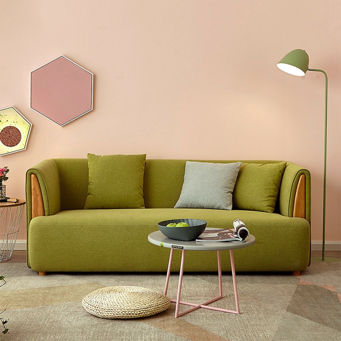 撞色的北欧风,你值得拥有.