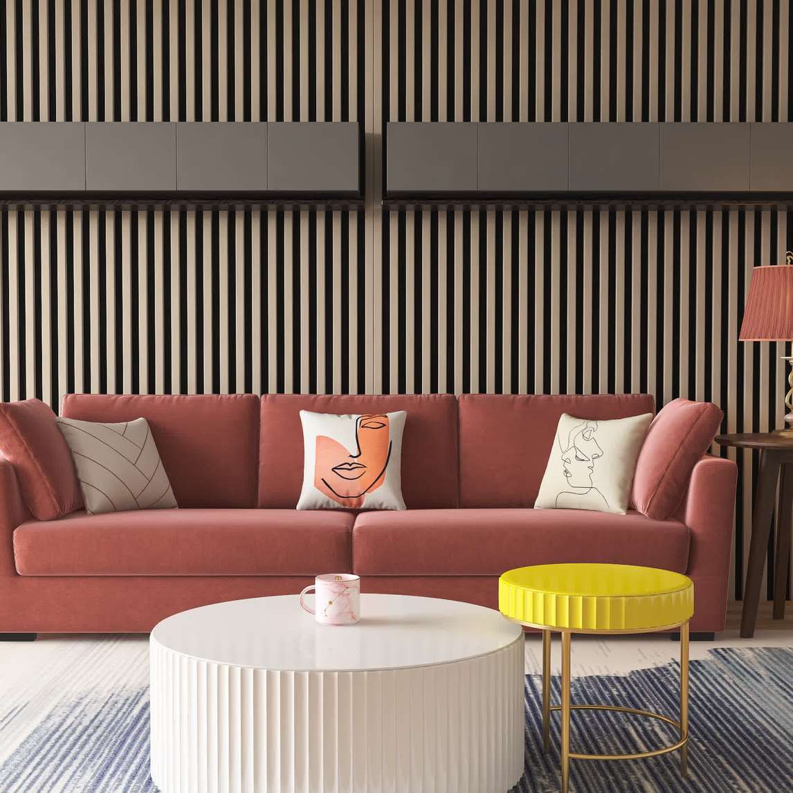 莫兰迪的魅力,现代风沙发