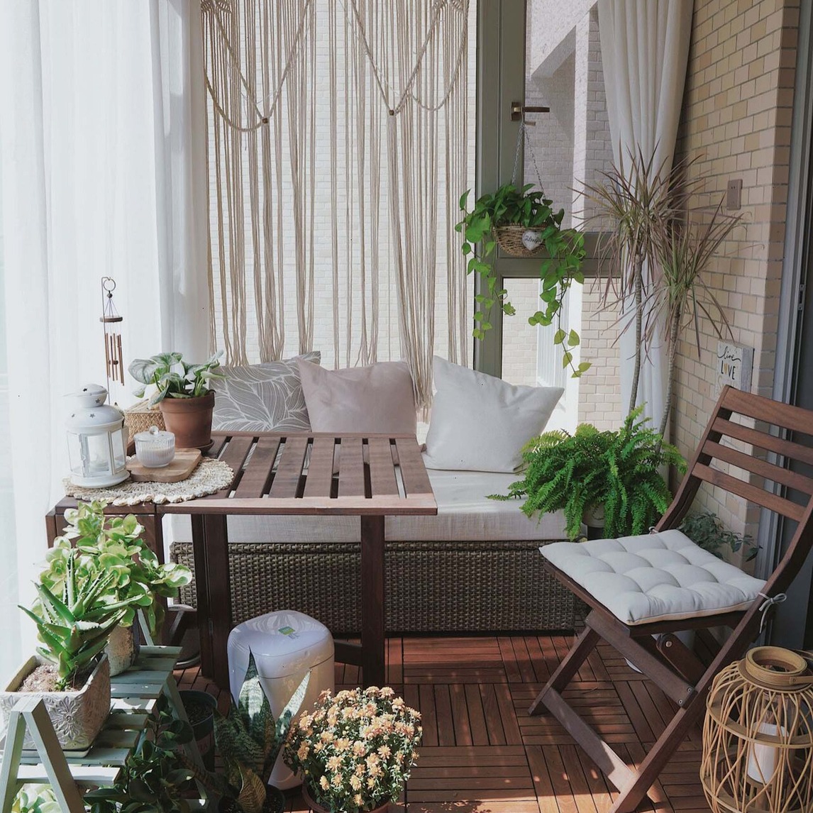 很又田园风格的阳台