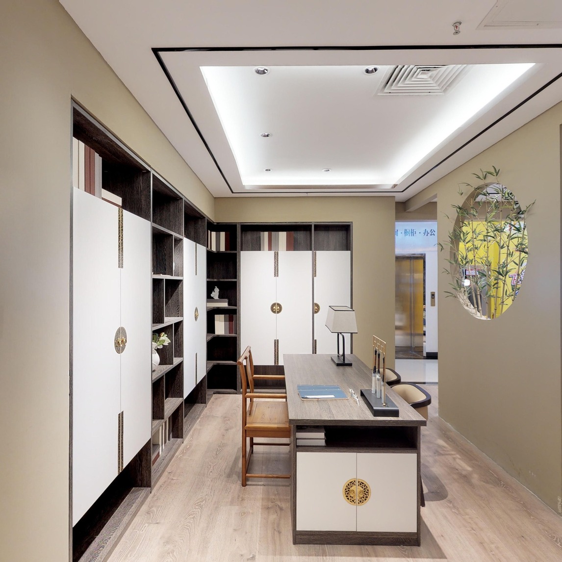 新中式书房私人定制藏书阁