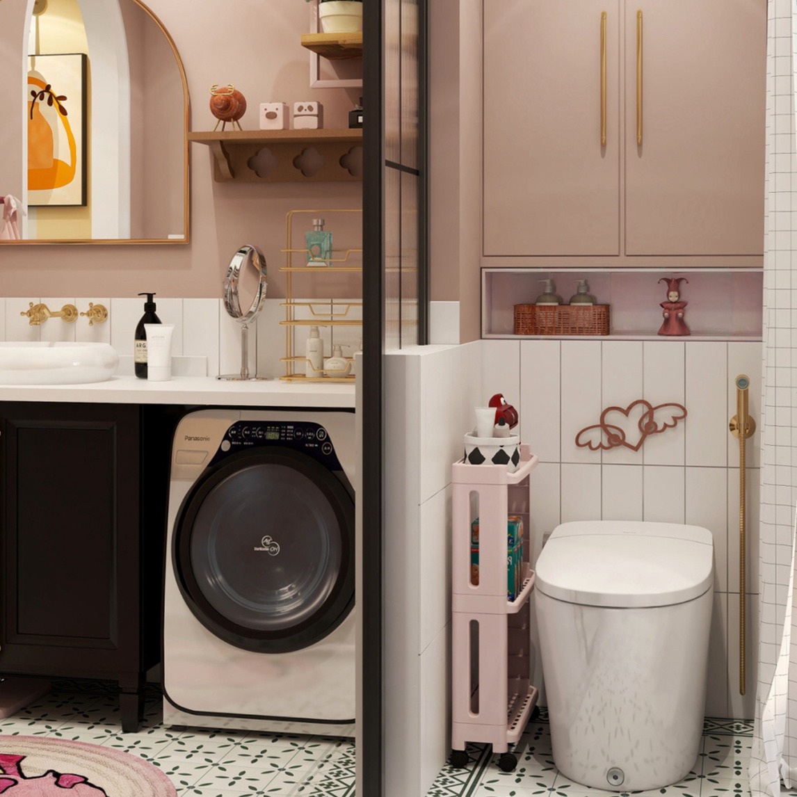 英式复古风二分离卫生间