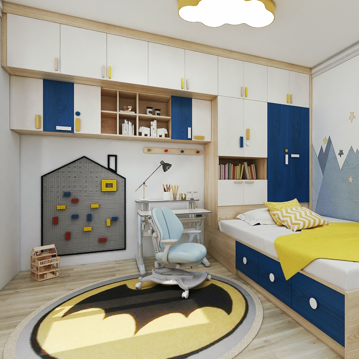 小面积儿童房如何布局优沃儿童家具 设计师说: 小面积房间布置zui应该