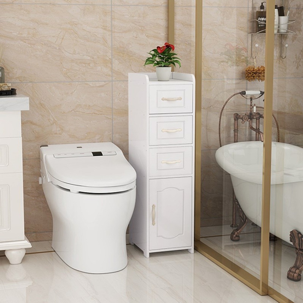 马桶实现了卫生间功能性的强大同时让卫生间更加美观让你觉得高端大气