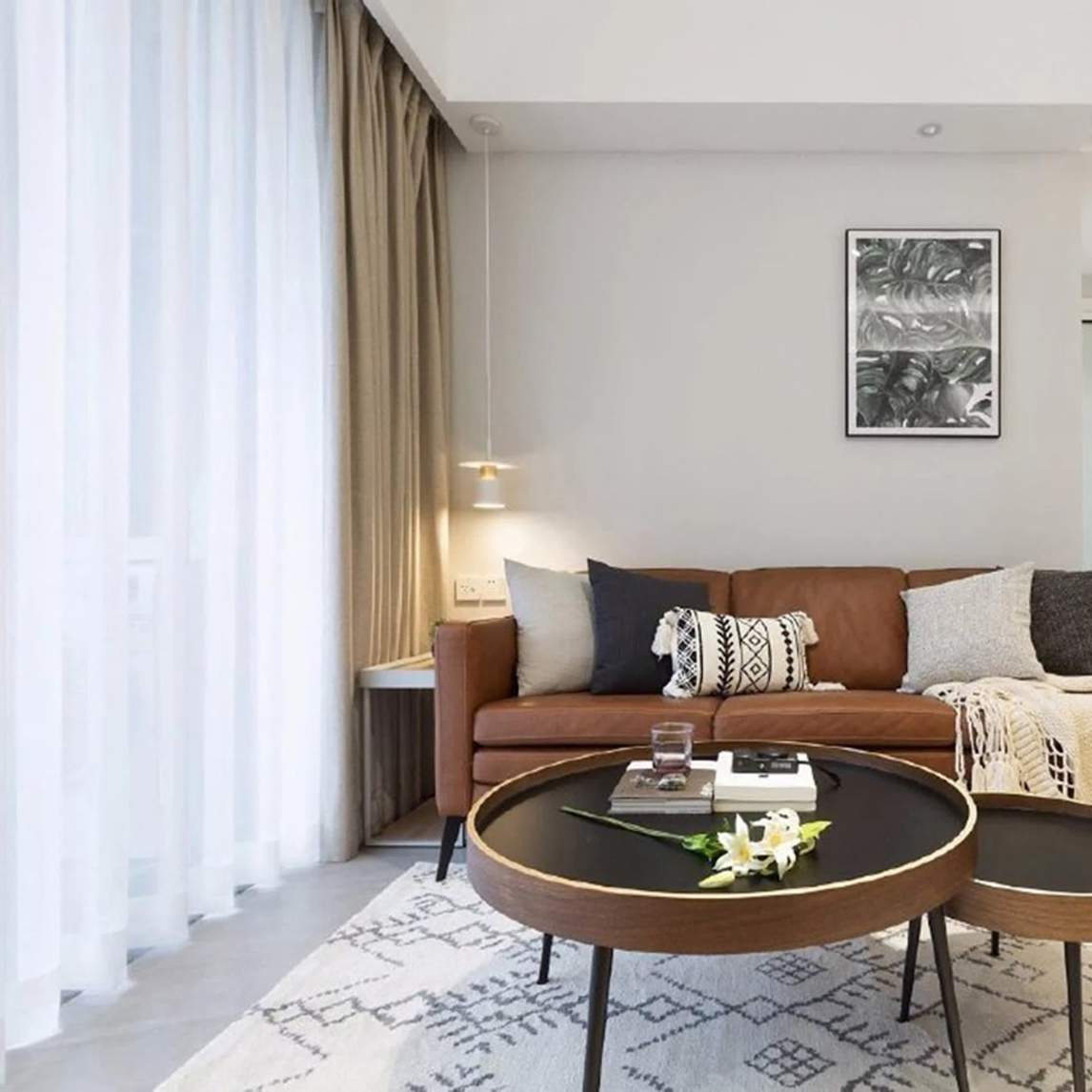 北欧风客厅,充满着诗意美