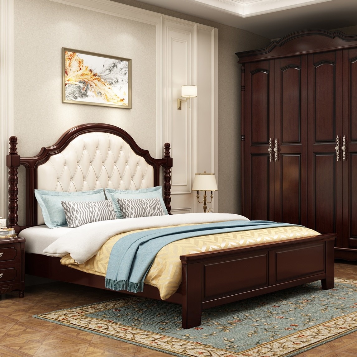 美式卧室从复古到摩登的蜕变