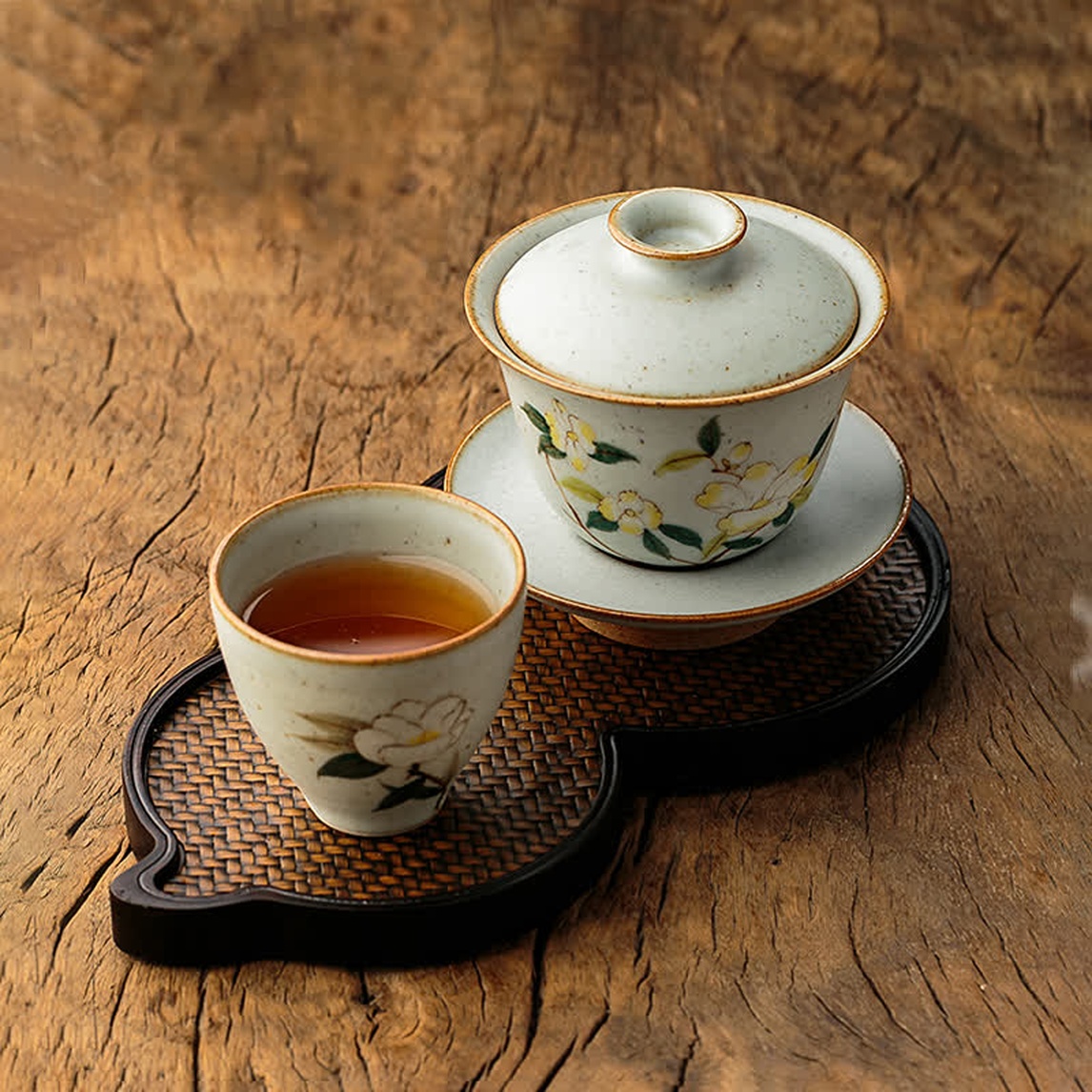 中式风茶杯让品茶更加妙不可言